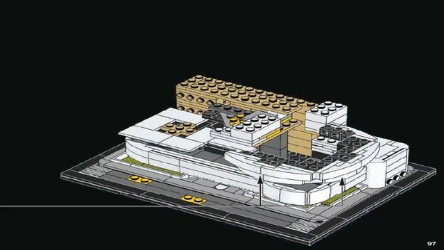 LEGO Architecture SOLOMON R. GUGGENHEIM MUSEUM 21035 Лего Архитектура Музей Соломона Гуггенхайма смотреть онлайн