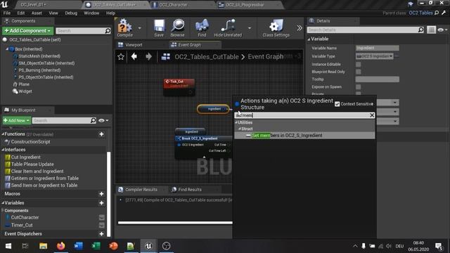 UE4 – HowTo Overcooked Prototype|German|Part15| - Zutaten schneiden смотреть онлайн