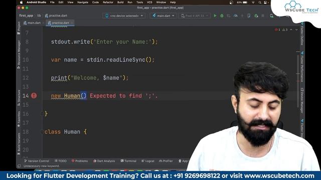 Flutter Tutorial: Dart Class and Objects Kya Hai? смотреть онлайн