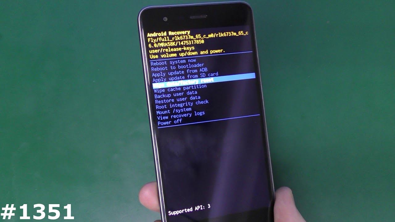 Hard Reset Fly FS511 Cirrus 7