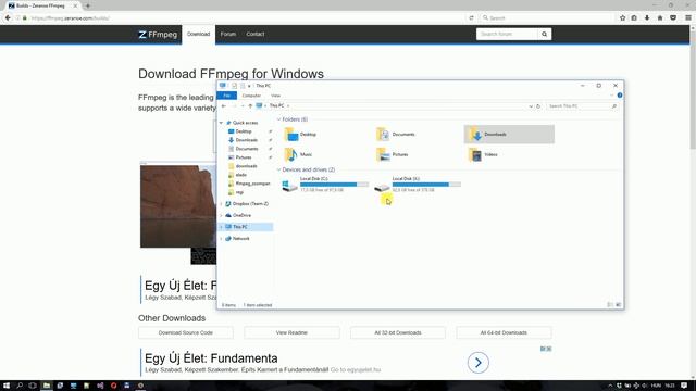 ffmpeg basics - download and "install" for windows смотреть онлайн