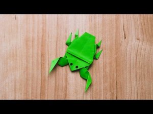 Оригами жук из бумаги