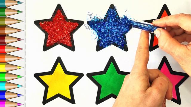 Учим цвета. Раскрашиваем яркими цветами. Развивающее видео для детей. Раскраски для детей. смотреть онлайн