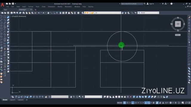 AutoCAD instrumentlari | AutoCAD darslari | ZiyoLINE.UZ смотреть онлайн