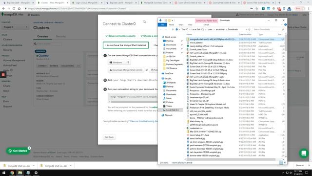 MongoDB Cloud Setup - Connect to MongoDB Cloud Database via Shell смотреть онлайн