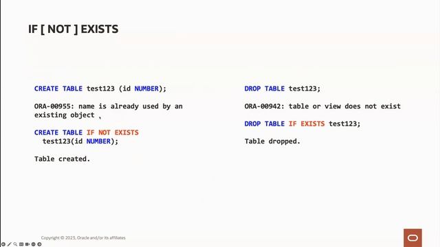 Oracle Database 23c – Principales mejoras en SQL 23c смотреть онлайн