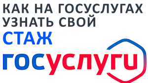 Как на госуслугах узнать свой стаж