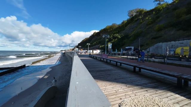 Таймлапс на променаде в Светлогорске смотреть онлайн