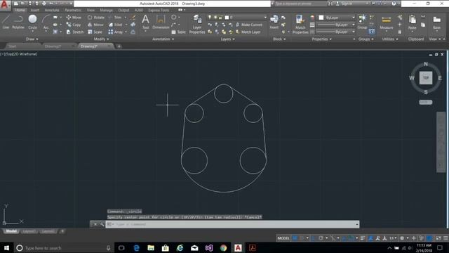 AutoCAD 2020 Tutorial in Hindi Exercise # 01 смотреть онлайн