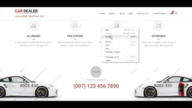 Logo Resize and Hide Tags Line | Car Dealer WordPress Themes смотреть онлайн
