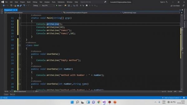 Polymorphism C# | Method Overloading | Method Overriding | Method Hiding