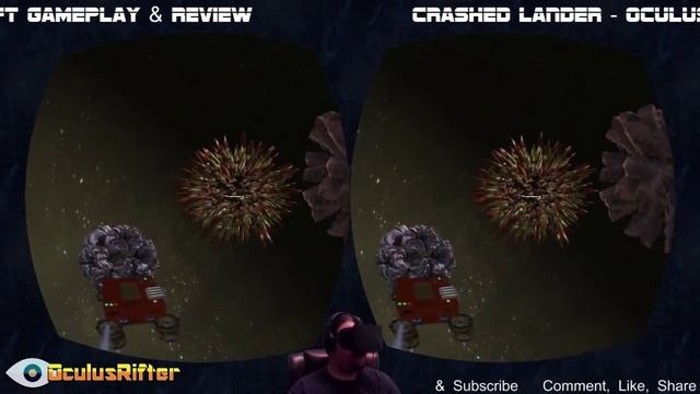 Crashed Lander (Don't Crash!) - Oculus Rift GamePlay & Review смотреть онлайн