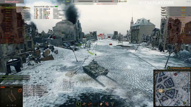 M41 Walker Bulldog 1 против 7 танков Винтерберг смотреть онлайн