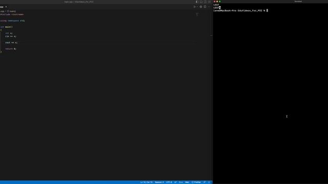 Input Output using cin and cout in C++ смотреть онлайн