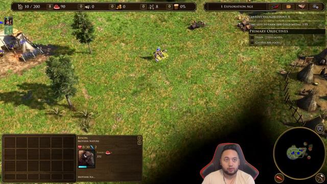 Age Of Empires III Gameplay - Early Economy Gold Medal Walkthrough Guide The Art Of War Gather Food смотреть онлайн