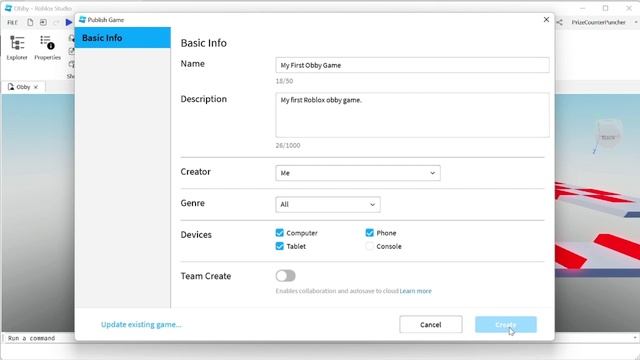 2023 PrizeCP Roblox Studio Game Development Course for Complete Beginners (Lesson 001 of 100) смотреть онлайн