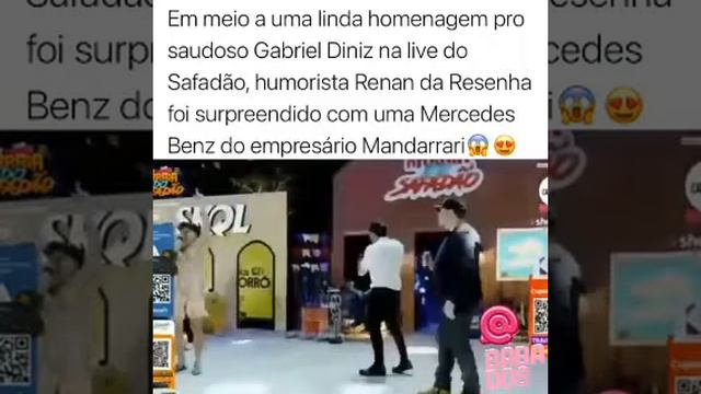 Linda homenagen de WS e renan da resenha pra GABRIEL DINIZ , surpresa e muito mais .... смотреть онлайн