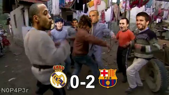 Real madrid 0 - 2 FC Barcelona смотреть онлайн