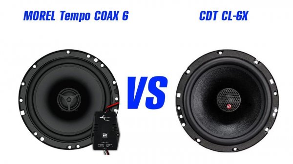 CDT CL-6X vs MOREL Tempo Coax 6. Слушать только в наушниках!