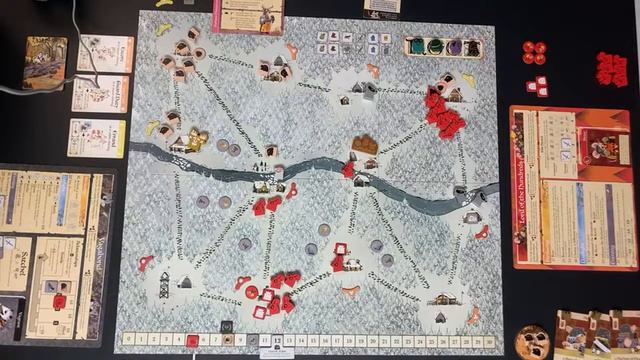 Tabletop Root with Hirelings (Moles, Keepers, Vagrant, Warlord) Gameplay смотреть онлайн