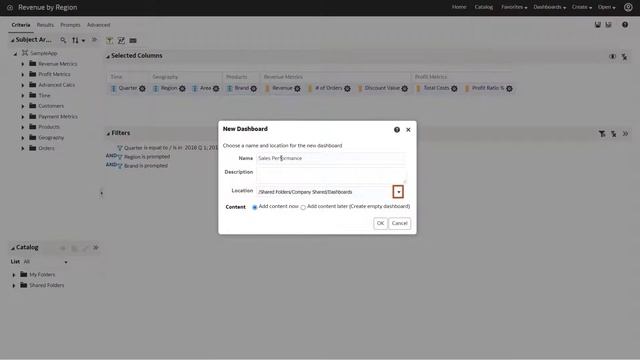 Create Your First Dashboard in Oracle Analytics смотреть онлайн