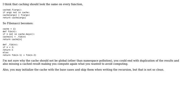 Code Review: Fibonacci sum with memoization (4 Solutions!!) смотреть онлайн