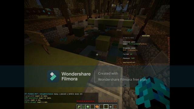 Прохажу паркур на хайпикселе  HyPixel Housing  HyPixel