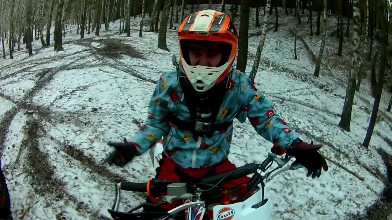 Avantis Enduro 250 в зимнем лесу. Рекомендации владельца смотреть онлайн