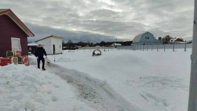 Закупил материал для внутренней отделки дачного каркасного дома. Строю своими руками. смотреть онлайн