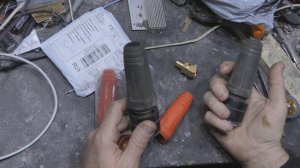 Кабельный разъем для сварочных аппаратов.