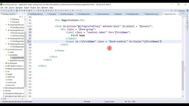Spring Security Tutorial | Full Course | Spring Boot Login and Registration with MySQL Database смотреть онлайн