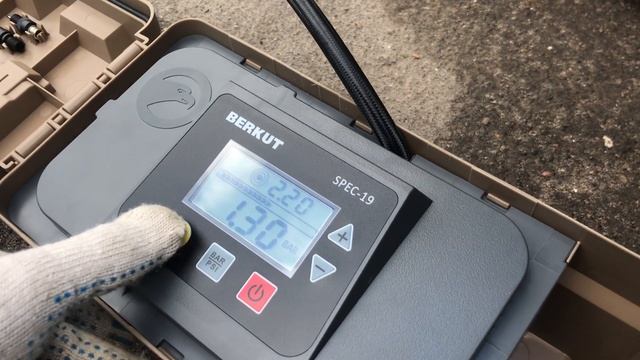 Тест компрессора BERKUT SPEC-19 с цифровым управлением