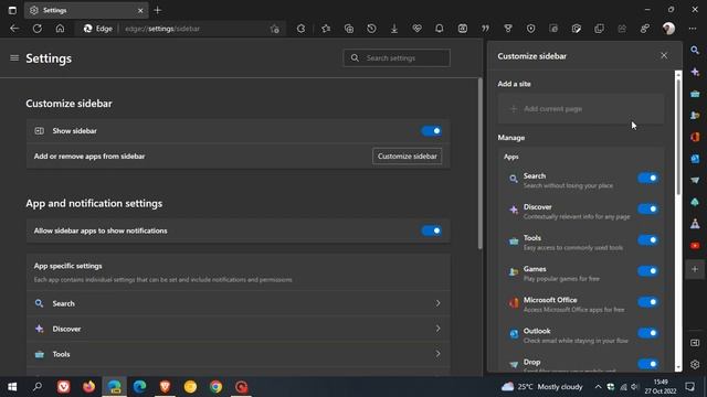 Microsoft Edge's Sidebar now has it's own Settings page смотреть онлайн