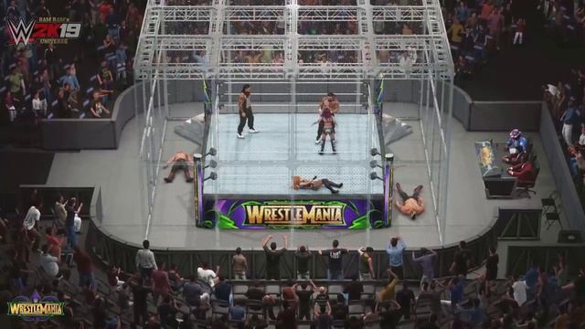 WWE2K19 GAMEPLAY: Legion of Doom VS. Banks & Lynch VS. The Usos [incl. Mods] смотреть онлайн