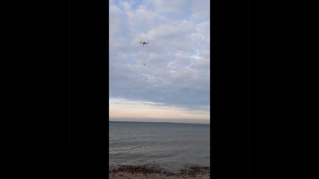 Xiaomi Fimi A3 заброс рыболовной снасти. Fishing on the drone