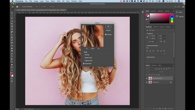 Photo to Oil Painting Effect - Photoshop Tutorial смотреть онлайн