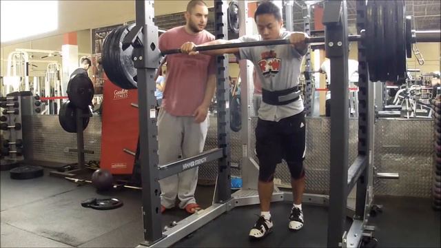 Squat: 395 lbs/ 180 kg 4 x 3 (10-14-13) (Post-Turkey) смотреть онлайн