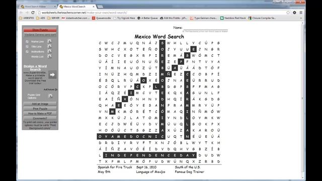 Word Search Maker - Fun Options смотреть онлайн