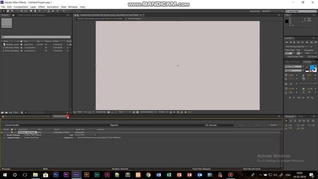 How to Render Video File in QuickTime Mov & MP4 in Adobe After Effects CS6. смотреть онлайн