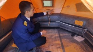 Мастер-класс ЯИВТ по приведению плота спасательного надувного (ПСН-6) в состояние готовности