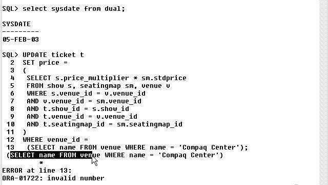 ORACLE 8- 1406 смотреть онлайн