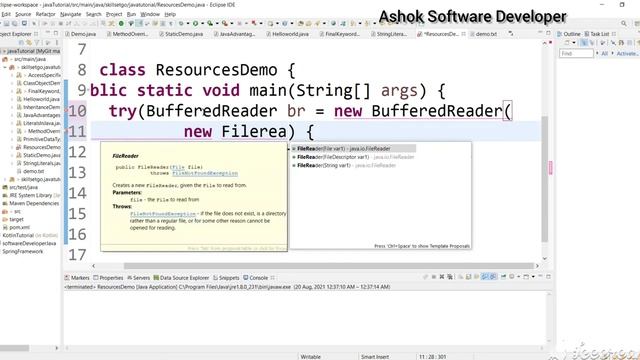 Java Interview: JAVA try with resources Block in JAVA No need of finally block смотреть онлайн
