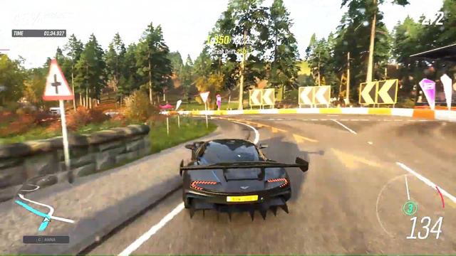Delta Wing Challenge with Aston Martin Vulcan | Forza Horizon 4 Gameplay смотреть онлайн