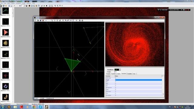Рисуем фракталами (Apophysis) смотреть онлайн