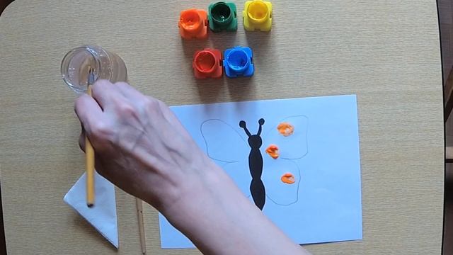Рисование бабочки для детей раннего возраста смотреть онлайн