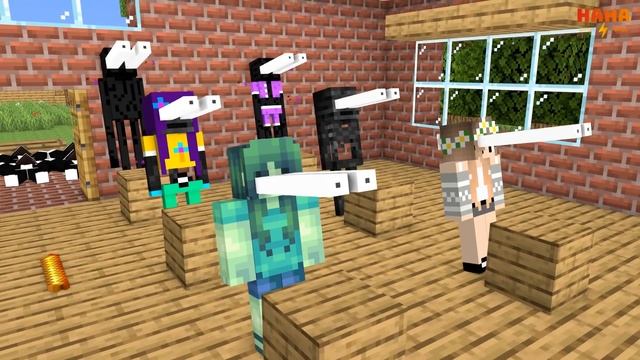 Monster School : Lucky Wheel With Coffin Dane Version - Funny Minecraft Animation смотреть онлайн