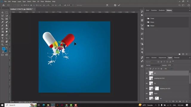 International Health Day Banner Design In Photoshop - Photoshop For Beginners Tutorial
