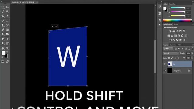 How To Make MS Word Logo In Photoshop CC. Learn With Hassan. смотреть онлайн