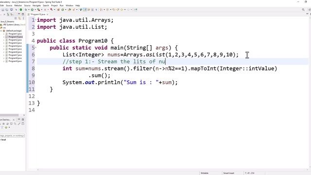 Sum of Odd Elements in List Using Stream #10 | Java 8 Streams смотреть онлайн
