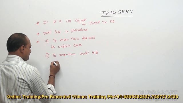 Oracle || PL/SQL Triggers Part-1 by Dinesh смотреть онлайн